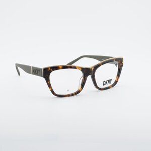 DKNY DK5063 281 Eyeglasses -Havana/Black 54mm Square Frame